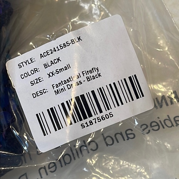 NWT Club Exx Firefly Mini Dress - Picture 6 of 9